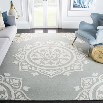 Cruz Hand Tufted Wool Geometric Rug