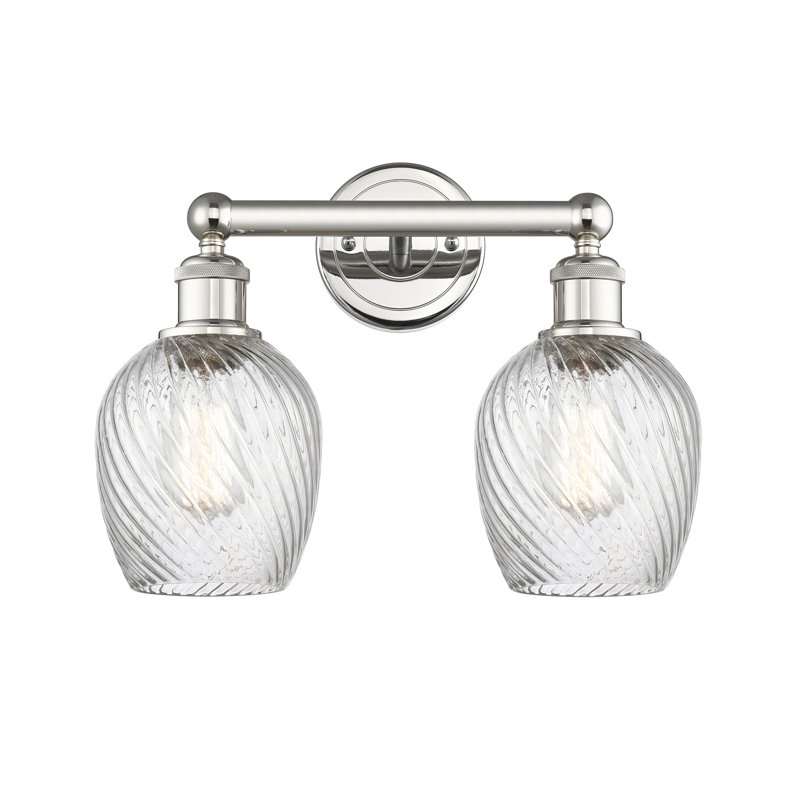 Éclairage pour meuble-lavabo à 2 lumières à intensité variable, Nickel poli