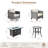 4 - Person Patio Conversation Set with Cushions-1175433984