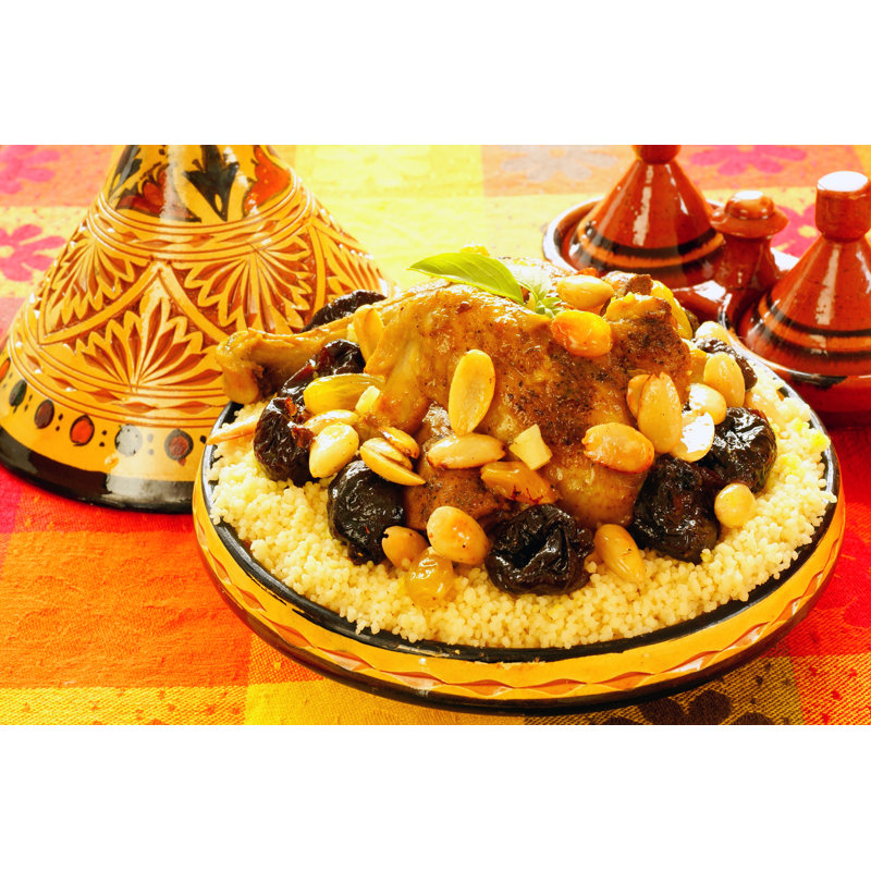 Moroccan Chicken - Wrapped Canvas Print, 30cm H x 46cm W x 3.8 cm D