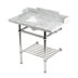 Marble White/Polished Nickel