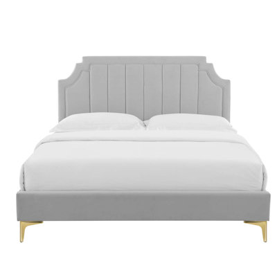 Sienna Performance Velvet Platform Bed