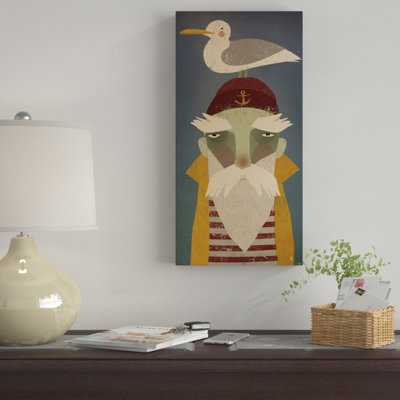 «Fisherman VIII» par Ryan Fowler, reproduction d'art graphique sur toile