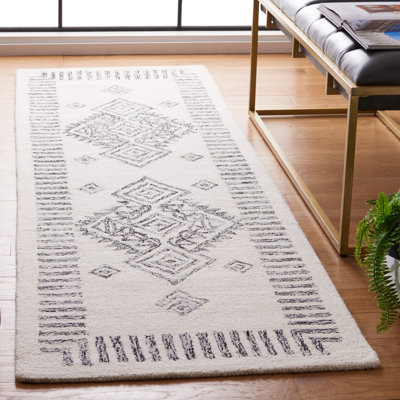 Tapis noir / ivoire Lavardens