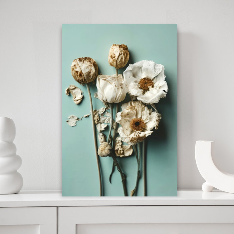 Faded Elegance Elegant Rustic Vintage Flower Nature Wall Art Print 1 Piece Wrapped Canvas Wall Art, 45.72cm H x 30.48cm W