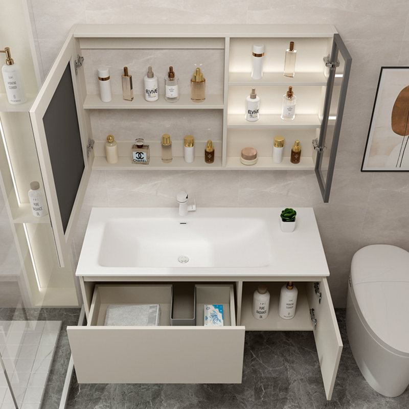 European minimalist style bathroom cabinet