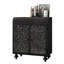 Armoire d'appoint Art avec 2 portes, rangement décoratif vieilli pour le vestibule et le salon, élégance intemporelle et grand rangement