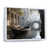 White Floater Framed