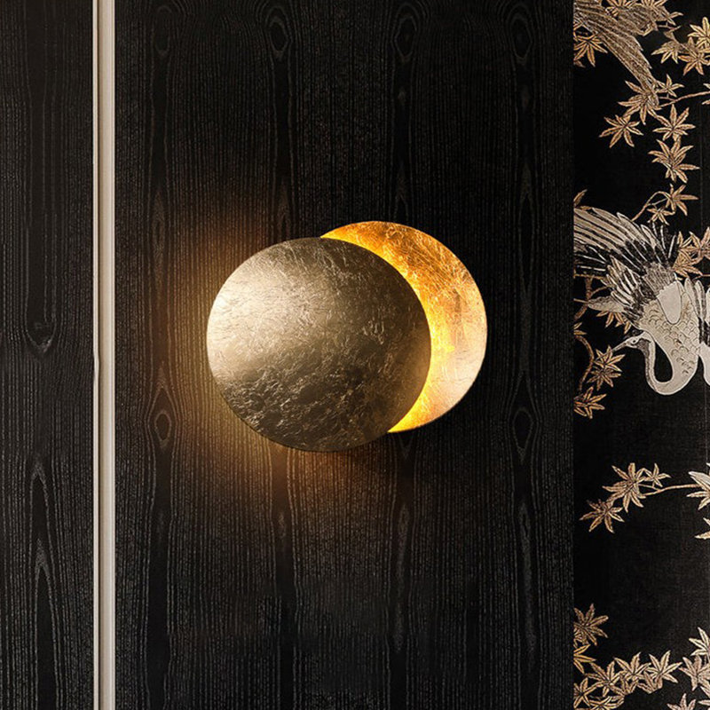 Jaydene LED Plug-in Flush Mounted Sconce, Gold