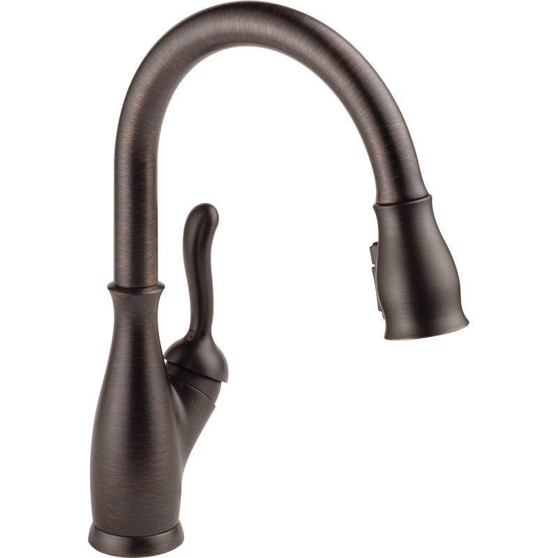 Leland Pull Down Sprayer Kitchen Sink Faucet, Single Handle Kitchen Faucet, Venetian Bronze