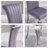 Meritza Tufted Velvet Upholstered Dining Chair -535250935-535250934