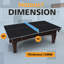 8ft Black Mid-Size Foldable & Portable Table Tennis Conversion Top for Indoor Games, Easy Setup and Storage-121089832-121089830