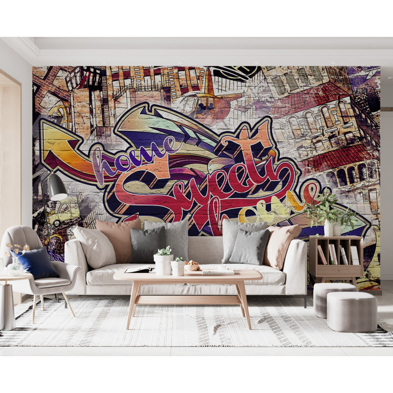 Murale pelez et collez Haseebullah, L 6,83 pi x l 115 po