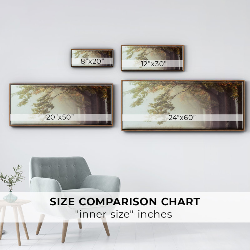 Dawnscratchers- Framed Canvas, 8" H x 20" W