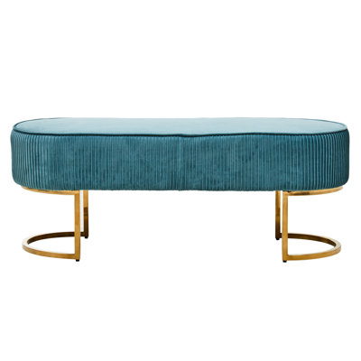 121cm Wide Velvet Standard Ottoman