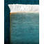 Tapis unique bleu / bleu sarcelle 3 pi x 22 pi 2 po Taranto