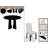 Jacyn 5-piece Round Dining Table Set