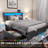 Upholstered Slat Storage Bed