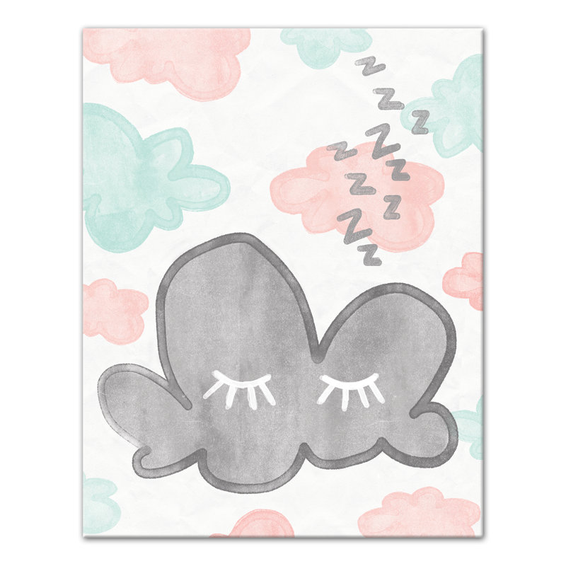 Art sur toile sieste cloud Burton, H 14 po x l 11 po x P 1,25 po