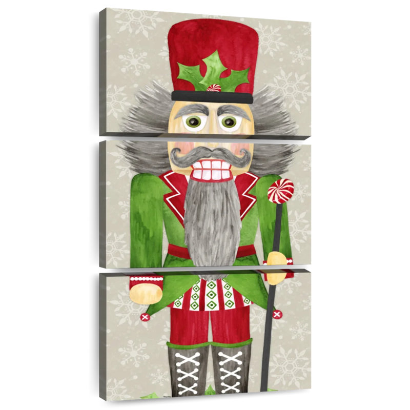 Nutcracker Christmas II, 32" H x 15" W