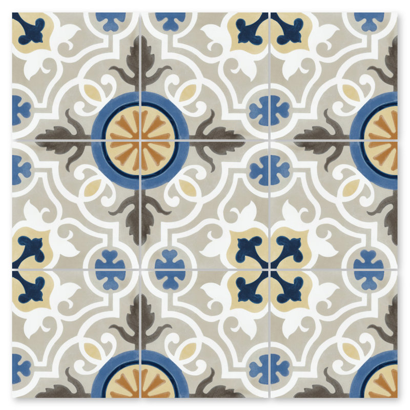 7.87 in. x 7.87 in. Matte Tile, Frost