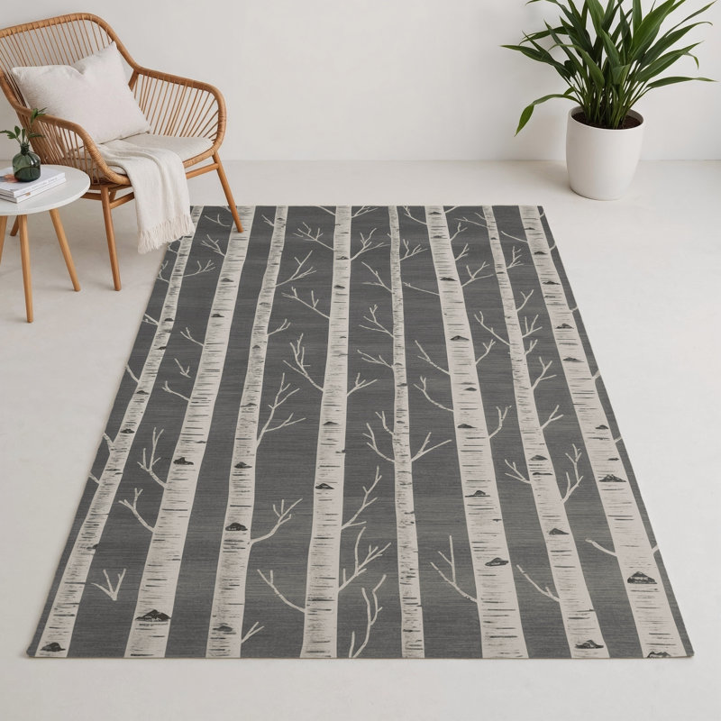 Tapis intérieur et extérieur gris Nature, Rectangle 9 pi x 12 pi