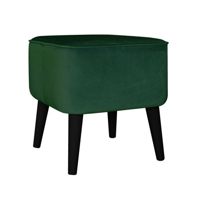 40cm Wide Square Solid Colour Standard Ottoman