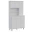 Garde-manger Venice 90, plusieurs armoires, un tiroir, deux tablettes ouvertes