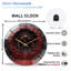 Horloge murale Crimson