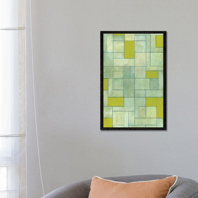 Grey Matters Green by Stephen Cimini - Painting on Canvas