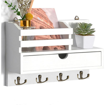 Wall Organizer with Mail Storage