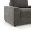 Canapé modulaire en chenille modulaire en U de 118 po à 6 places avec méridienne, repose-pieds et console de chargement Everett-132758590