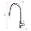 Robinet de cuisine Elegant Lighting Luca-95236234