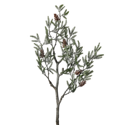 37" Mini Pine Branch W/Cones