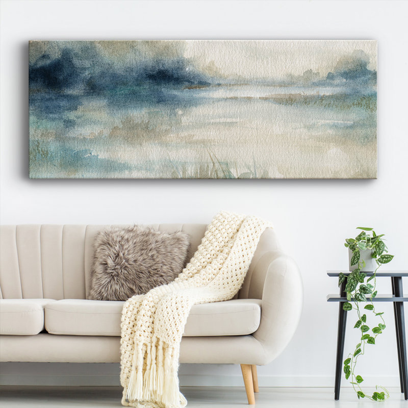 «Still Evening Waters II», reproduction sur toile tendue, H 24 po x l 60 po x P 1,5 po