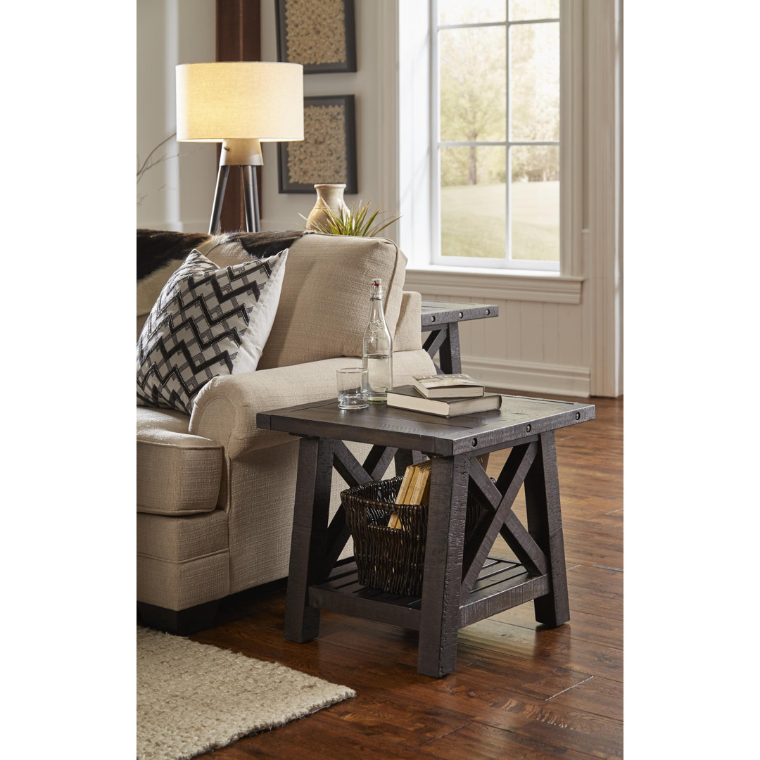Kilby Solid Wood End Table Laurel Foundry Modern Farmhouse®