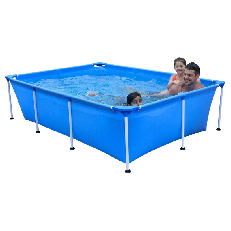 JLeisure Rectangle Frame Set Pool 25.6 H x 81.6 W x 120 L
