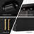 Floor Storage Cabinet Modern Storage Organizer with Adjustable Shelves &2 Doors-1777896575