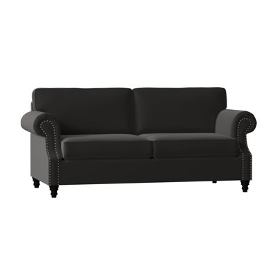 Canapé standard à accoudoirs roulés 84 po Fontana