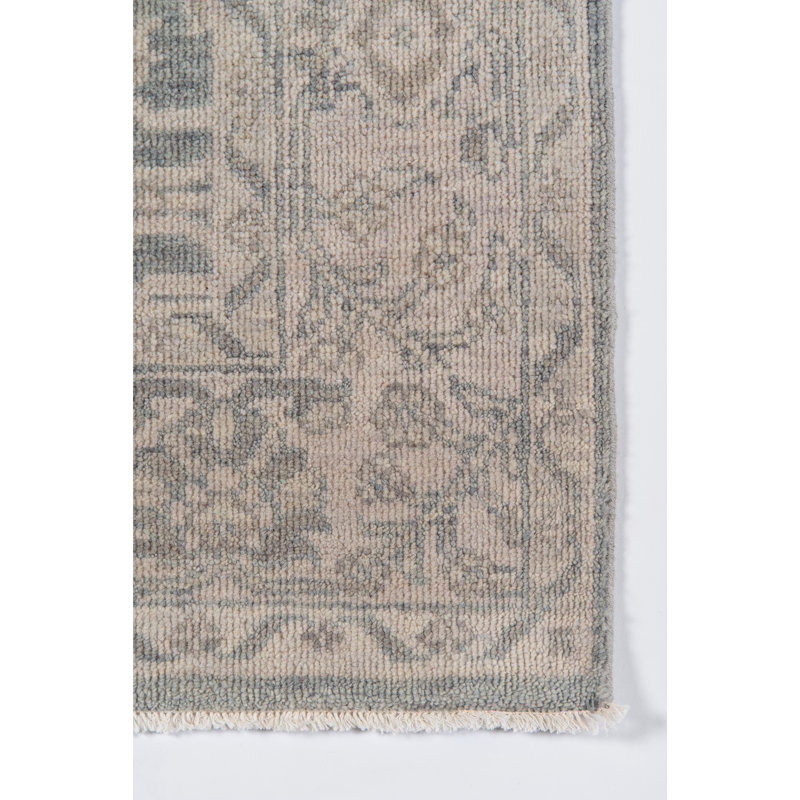 Banaras Wool Oriental Area Rug, Rectangle 8'6" x 11'6"