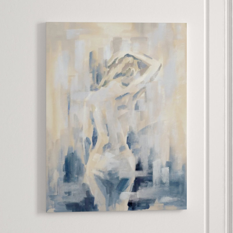 Delicate Afternoon I Print by Janice Sadler, 32" x 24" W x 1.5" D, Glass Coat