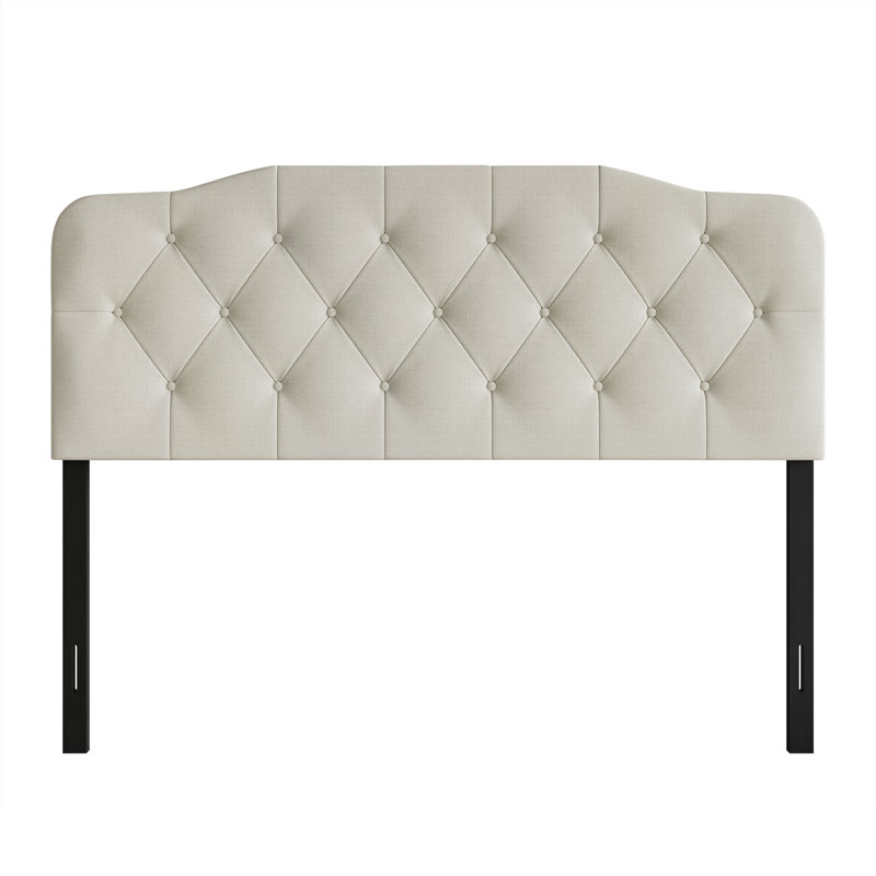 Raichelle Upholstered Headboard, Light Gray, Twin