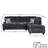 Diodorus Wide Wale L-shape Sectional With Chaise-1503315242