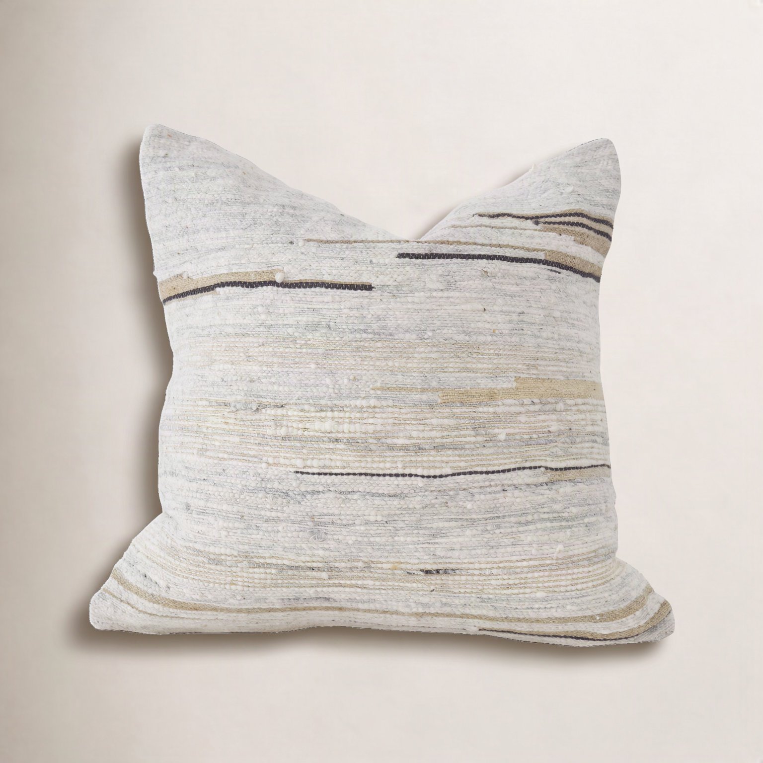Wool Pillow Cover, 2 Piece Set, Square 18"