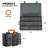 4Pcs 18 Grids Plastic Compartment Box Organizer Storage Container With Adjustable Divider & Bracket