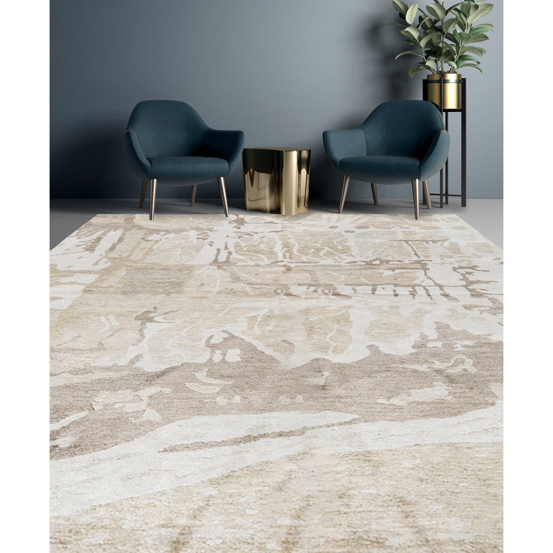 Area Rug in Beige