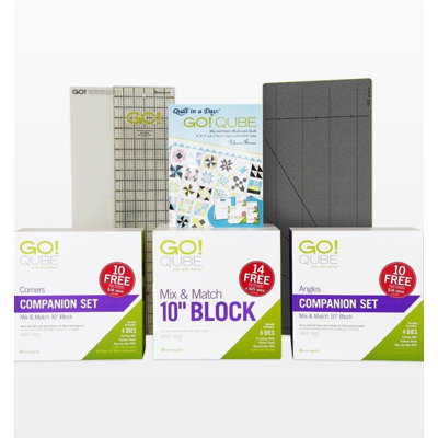 Accuquilt GO! Qubed 10 Complete Die Bundle
