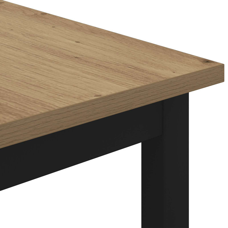 Coffee Table, Black, 36cm. H x 40cm. L x 40cm. W, Artisan Oak