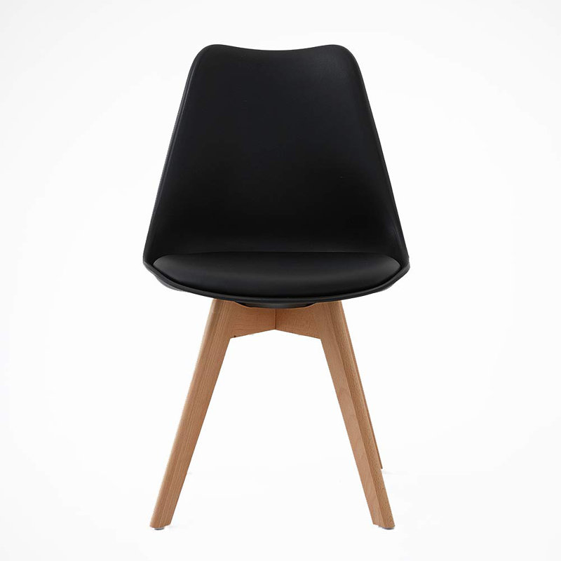 Rafe Upholstered Side Chair, Black, 4
