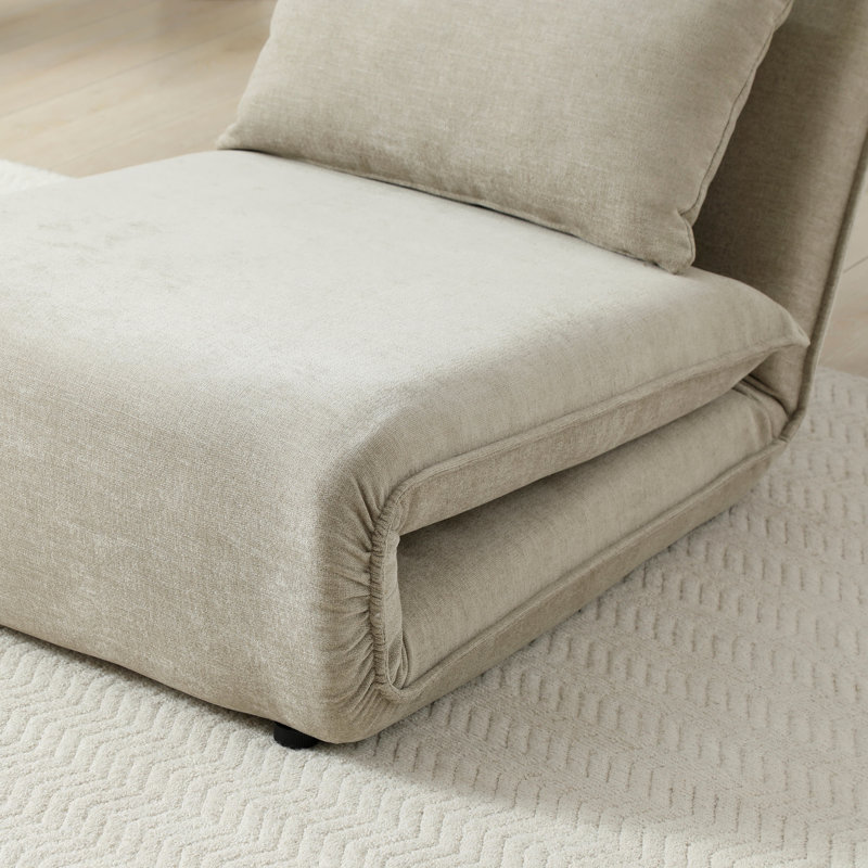 1 Seater Chenille Sofa Bed